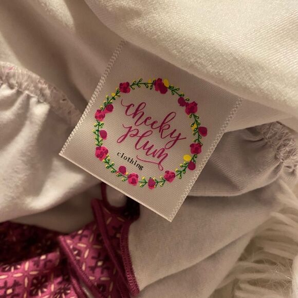 Cheeky Plum 18-24M Floral Twirl Dress, Long Sleeve - Picture 6 of 7